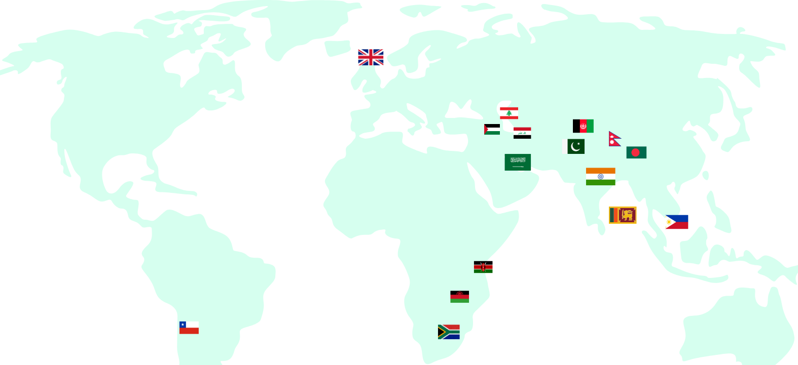 world presence map
